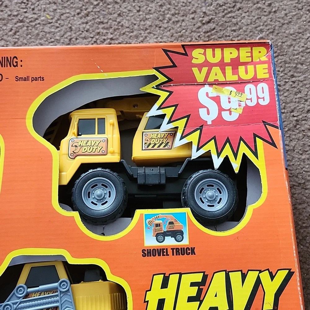 Kmart heavy duty construction friction cement mixer bulldozer dump shovel crane